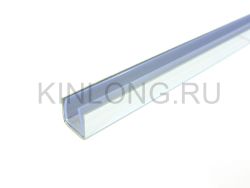 PR110 Профиль П-образный (13х13,5х13) для стекла 10 мм, PSS, L=2500 мм, AISI 304 