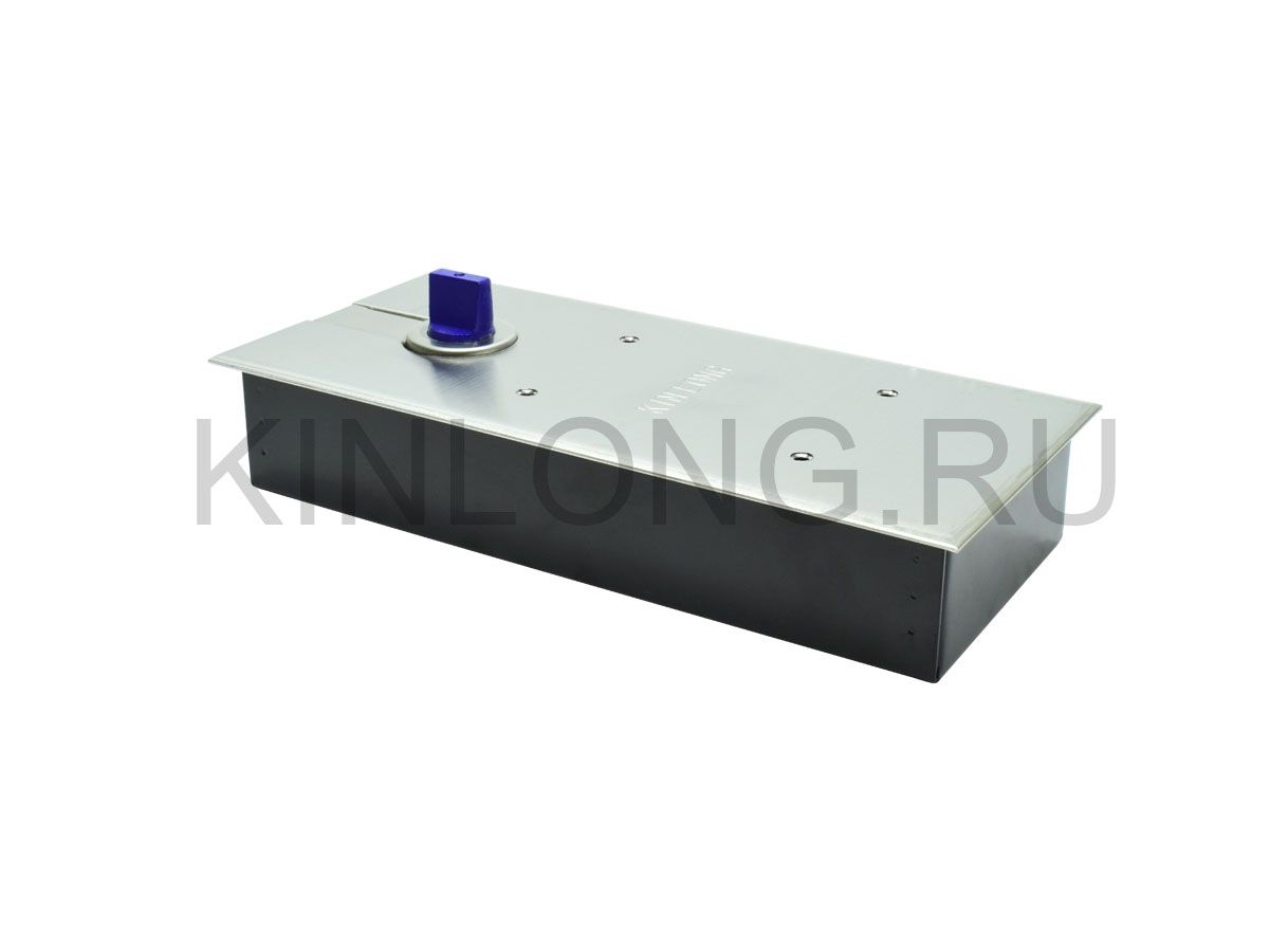 BDH21315 Доводчик дверной напольный, с фиксацией 90⁰, 100 кг. Морозостойкий.