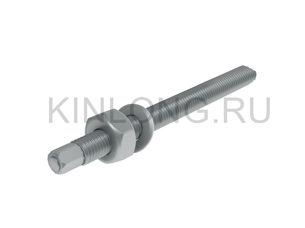 CAS-H-24P Анкерная шпилька HDG М24х300, 5.8 