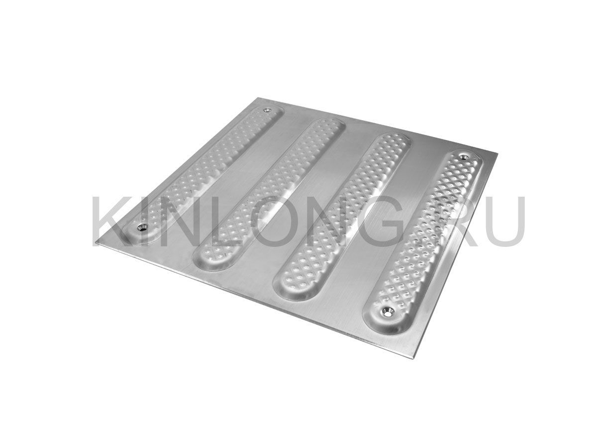 DTT02 Тактильная пластина 266х266мм, AISI 304, SSS