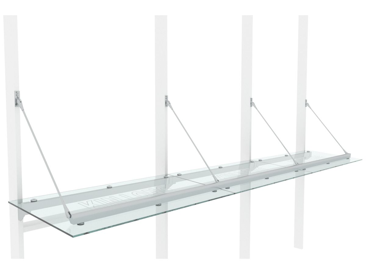 04 YFB03-R Кронштейн для торц. крепл. балки к фасаду правый, AISI 304, PSS KIN LONG