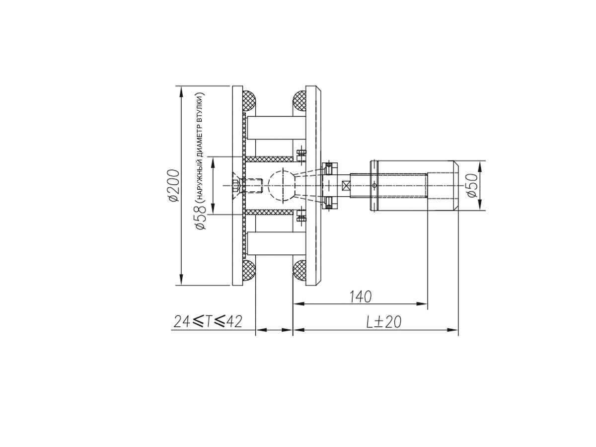 04 JQ200A6  КЛЭМП (Кронштейн) KIN LONG