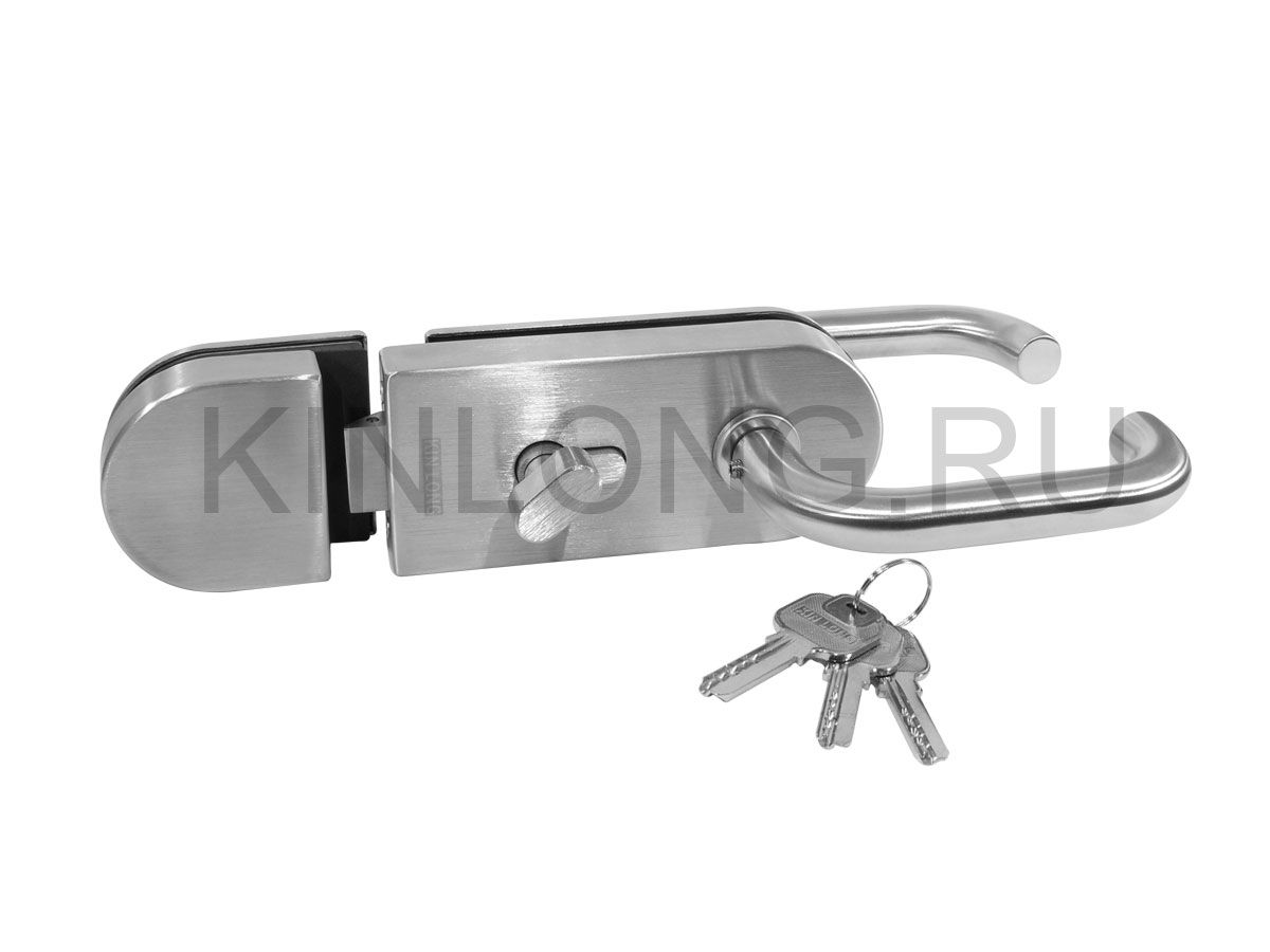 KMS31520 Нажимной гарнитур, стекло-стекло,  AISI 304, SSS