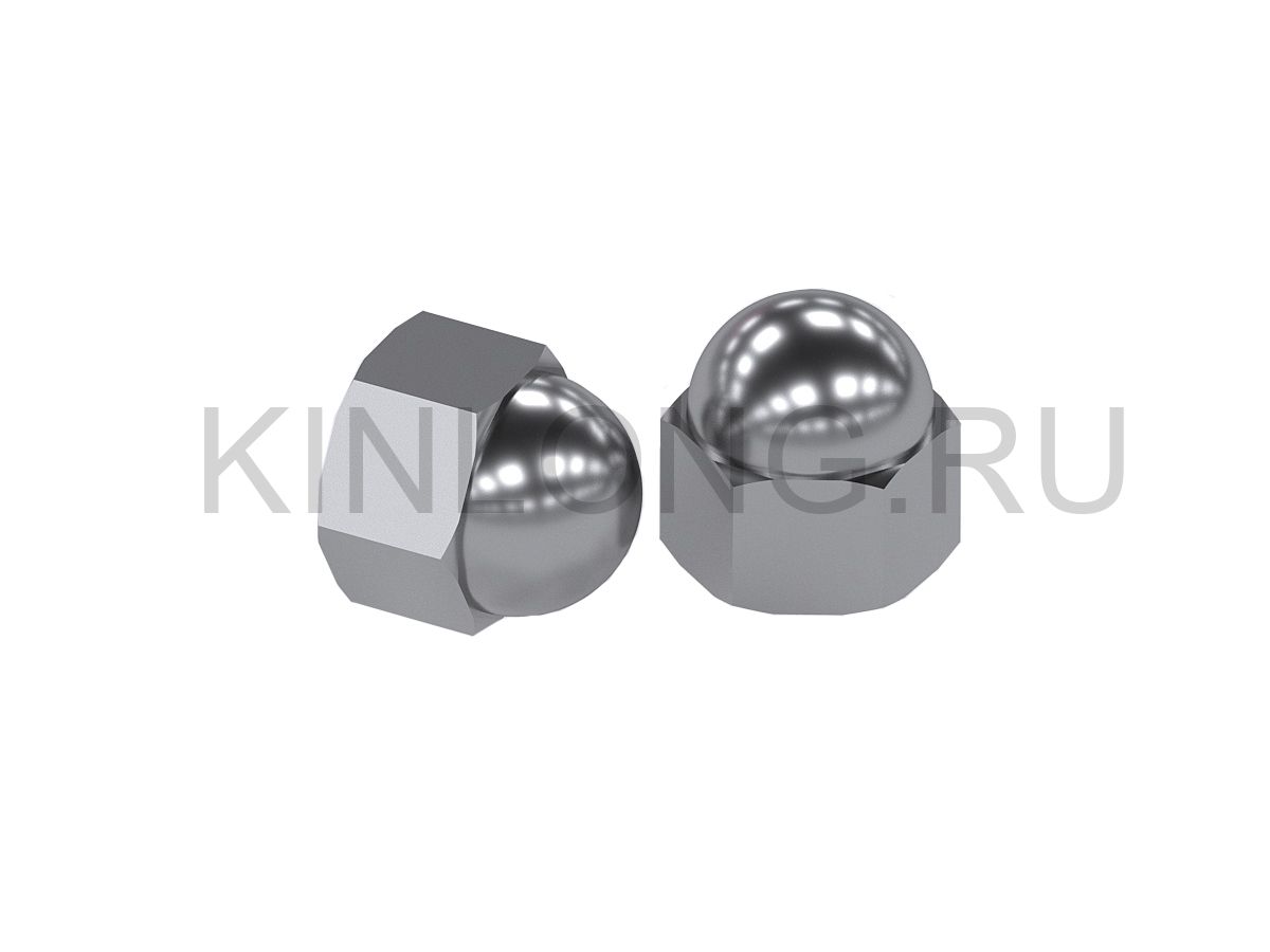 DIN 1587 М18 A2 Гайка колпачковая шестигранная