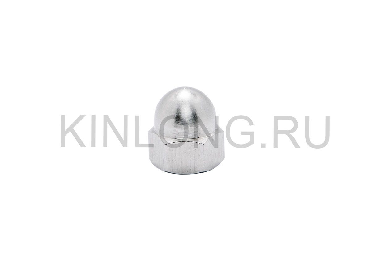 KR314 Гайка колпачковая M14, DIN 1587, A2, матовая