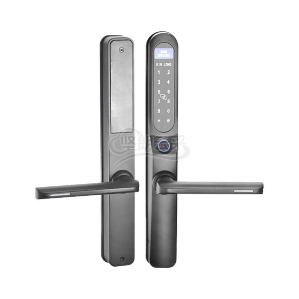 SZN51000 Электронный дверной замок, серый, дверь 35-55 мм.