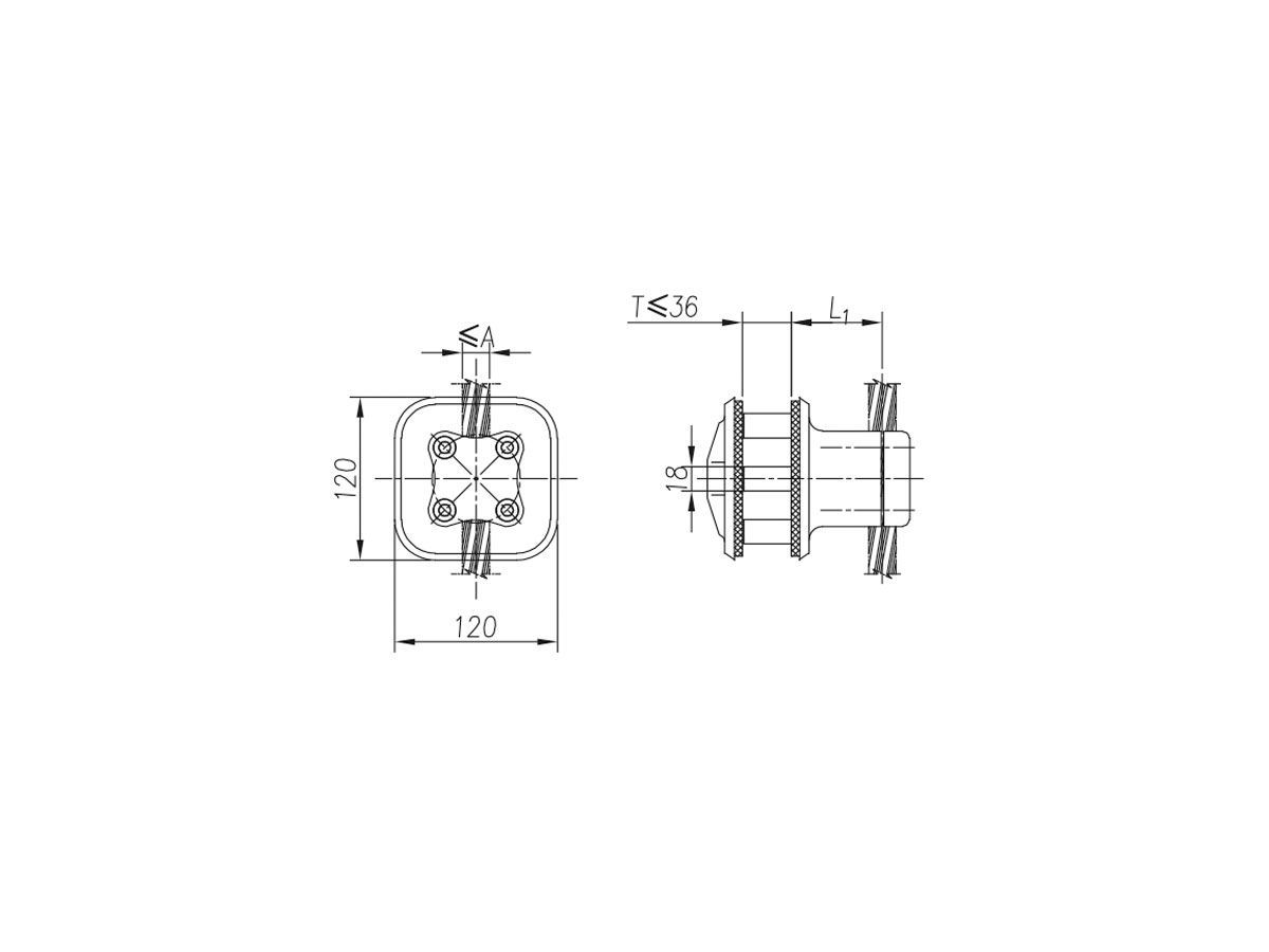 04 J120B41 КЛЭМП (Кронштейн) KIN LONG