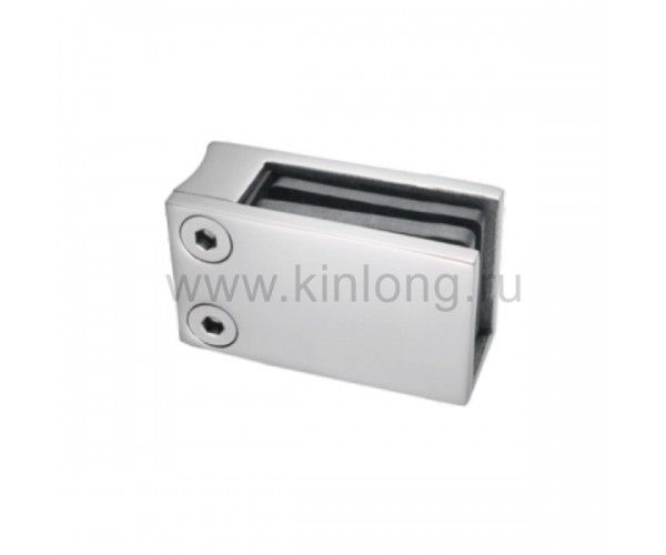 CB01AF Стеклодержатель на стойку ограждения, AISI 304, PSS