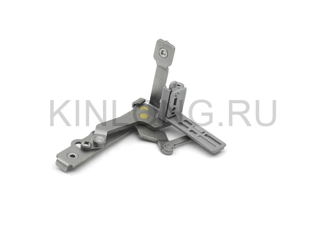 XNYHY007L - Петля нижняя скрытая поворотно-откидная левая,120 кг, 90/180 град SIVER  KL-0008918