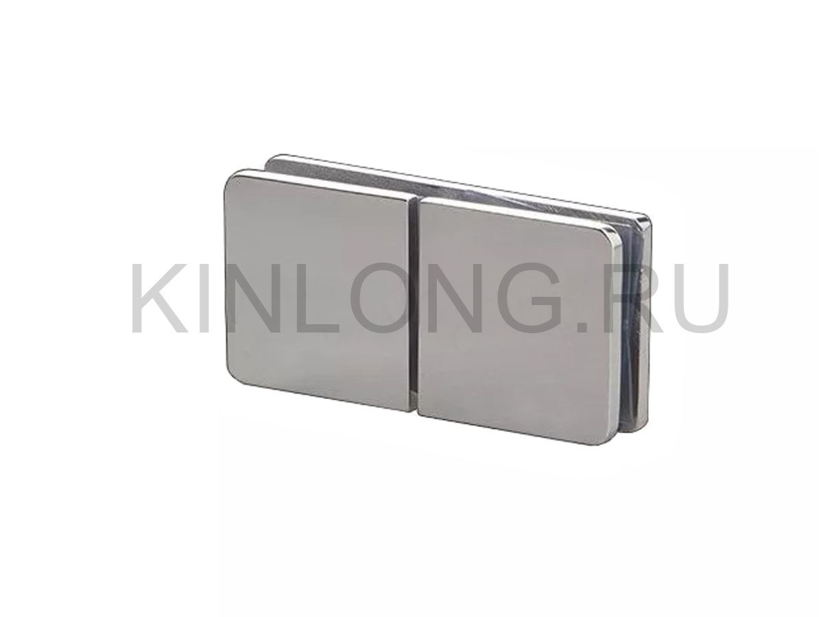 WWB11050 Коннектор стекло-стекло 180 градусов, AISI 304, SSS