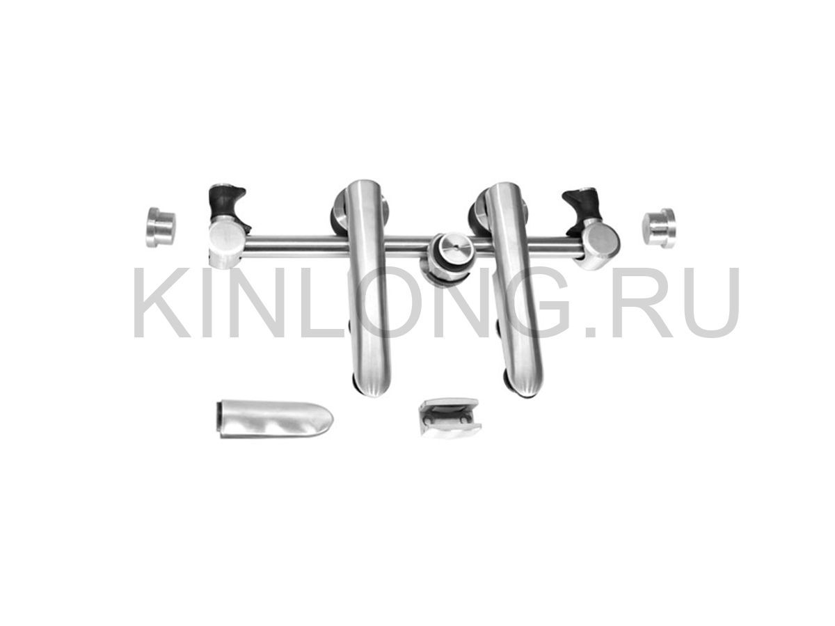 04 TL700-1G Серия Room. Набор фурнитуры одностворчатый, монтаж на стекло KINLONG