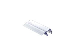 WJT10030-8 (JT103-8мм)  Уплотнитель распашной двери, стекло-стекло, 90 град, T=8mm, L=3000 мм, ПВХ