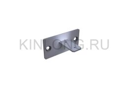 INH601 Фланец настенный для U поручня INH101; 40*60; AISI 304; SSS