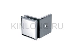 WWB12020 Коннектор стена-стекло 90 град, SSS, AISI 304