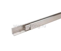 PR403 Зажимной профиль для перегородок 40мм д/к шлифованный алюминий