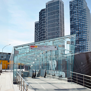 Введен в эксплуатацию цельностеклянный павильон МЦД «Тестовская», проект от KIN LONG