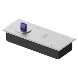 BDH80114-hw Доводчик дверной напольный с фиксацией 90°, 70 кг.
