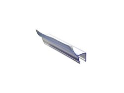 WJT10040-8 Уплотнитель распашной двери со стороны петель, 135 град, Т=8мм, L=2500мм, ПВХ, BLACK