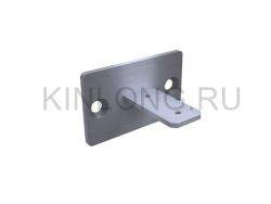 INH607 Фланец настенный для U поручня INH103 40*40мм; AISI 304; SSS