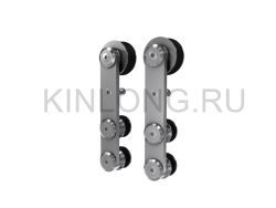 KYW13010 Комплект роликов для одностворчатой двери, AISI 304, SSS