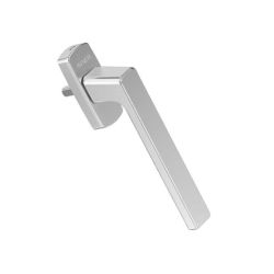 XZSE0102 SIVER Ручка оконная с блокировкой (детский замок), черная