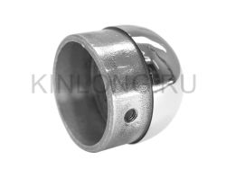 LJK02 Заглушка поручня Ø38,1; SSS; AISI 304