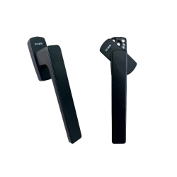 XZSE0102 - Ручка оконная с блокировкой (детский замок), черная SIVER KL-0009263