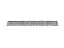 HCU03 Профиль зажимной, T=17,52-25,52мм; H=130, сырой; без дек. крышки 