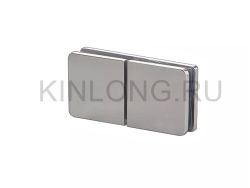 WWB11050 Коннектор стекло-стекло 180 градусов, AISI 304, SSS