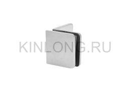 WWB11020 Коннектор стена-стекло 90 град, AISI 304, SSS