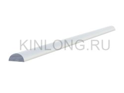 WJT41120 Порог прозрачный полукруглый 12х6mm L=1000 мм.