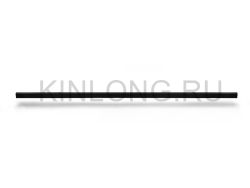 WTL30010-8 П-образный профиль для стекла 8мм, L=2200мм, AISI 304, BLACK (черный матовый) 