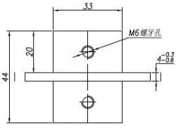 FLJLC19008 Коннектор прямой 180* для U поручня 40*60; Т=1,5мм AISI 304; PSS.
