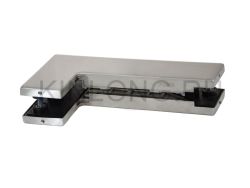 KMJ1174A Фитинг угловой без оси, до 200кг., AISI 304, SSS