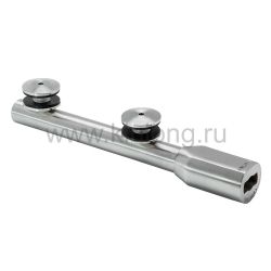 KMJ35410 (Y801F) Петля нижняя с крышкой, серия "Эйфель", AISI 304, SSS
