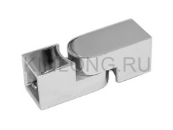 WCG60030 Соединитель штанги 20х20, с рег. углом, AISI 304, PSS 