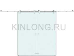 TL200-2W Серия Shop. Набор фурнитуры двустворчатый, монтаж на стену.