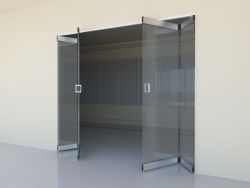 KZD22220 Раздвижная перегородка, 4 стекла, в две стороны