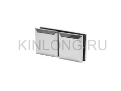 WWB12050 Коннектор стекло-стекло 180 градусов, SSS, AISI 304